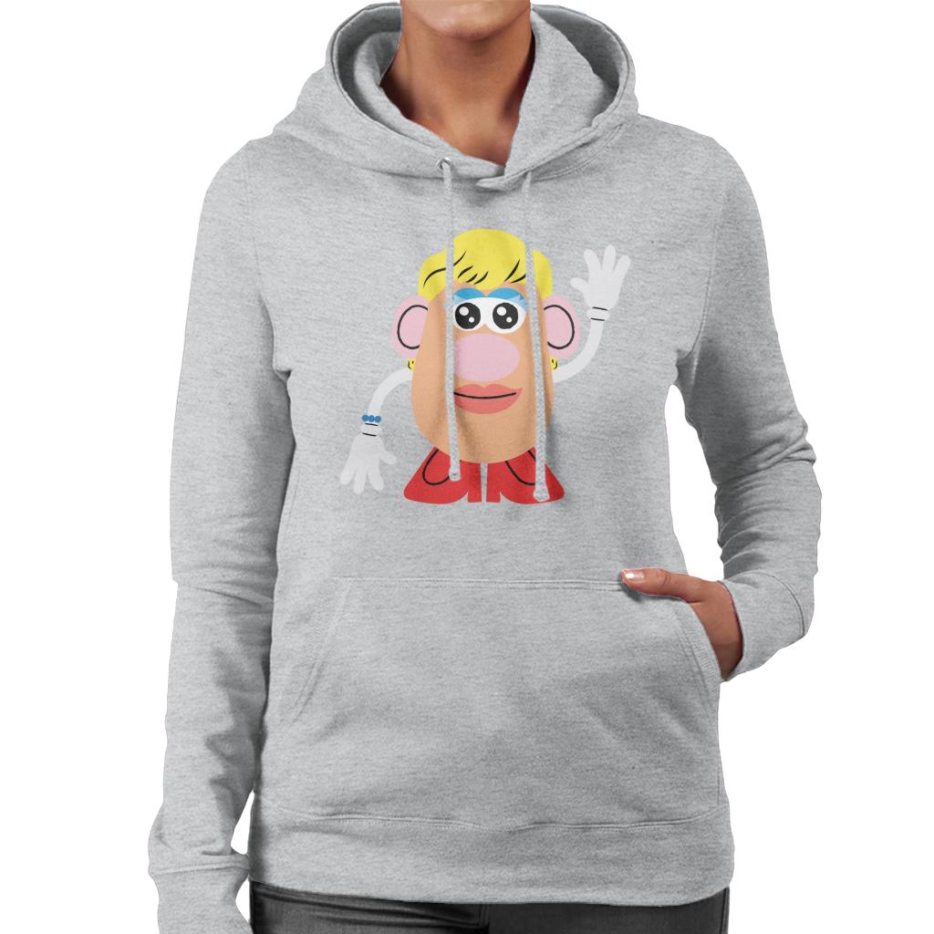 Mrs Potato Head Wave Women's Hooded Sweatshirt-ALL + EVERY