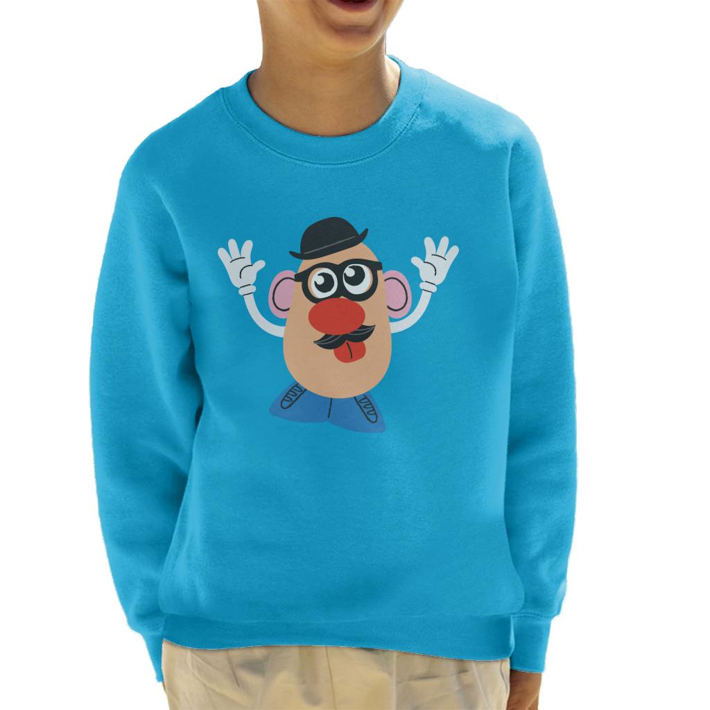 Mr Potato Head Goofy Wave Kid's Sweatshirt-ALL + EVERY