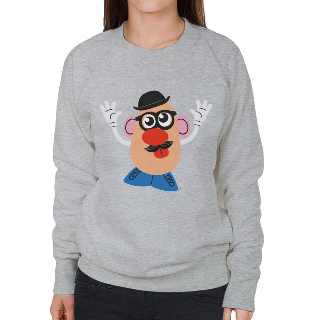 Mr Potato Head Goofy Wave Women's Sweatshirt-ALL + EVERY