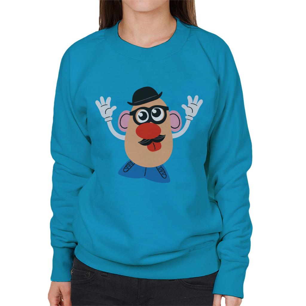 Mr Potato Head Goofy Wave Women's Sweatshirt-ALL + EVERY