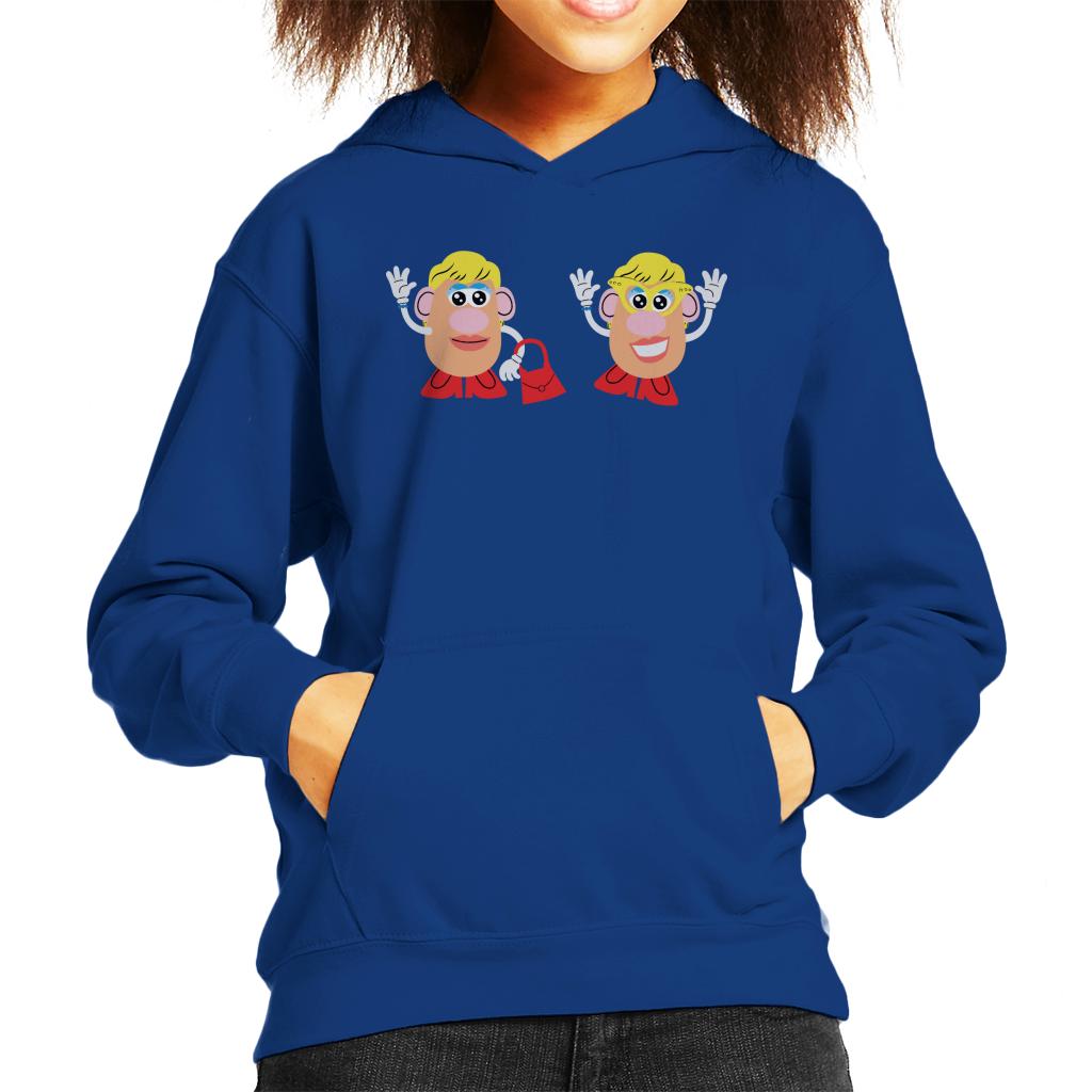 Mrs Potato Head Duo Wave Kid's Hooded Sweatshirt-ALL + EVERY