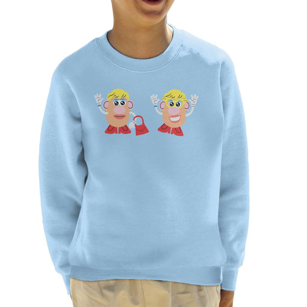 Mrs Potato Head Duo Wave Kid's Sweatshirt-ALL + EVERY