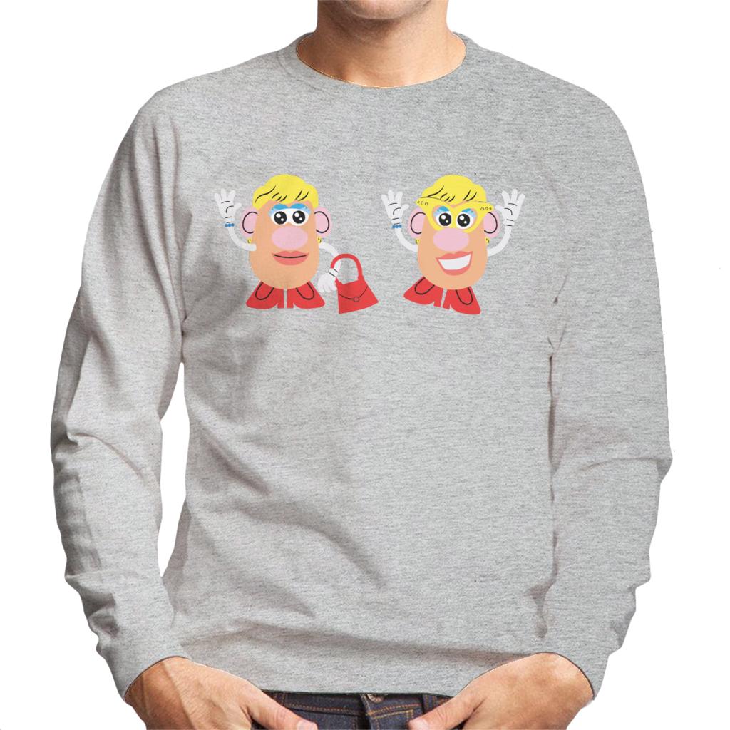 Mrs Potato Head Duo Wave Men's Sweatshirt-ALL + EVERY