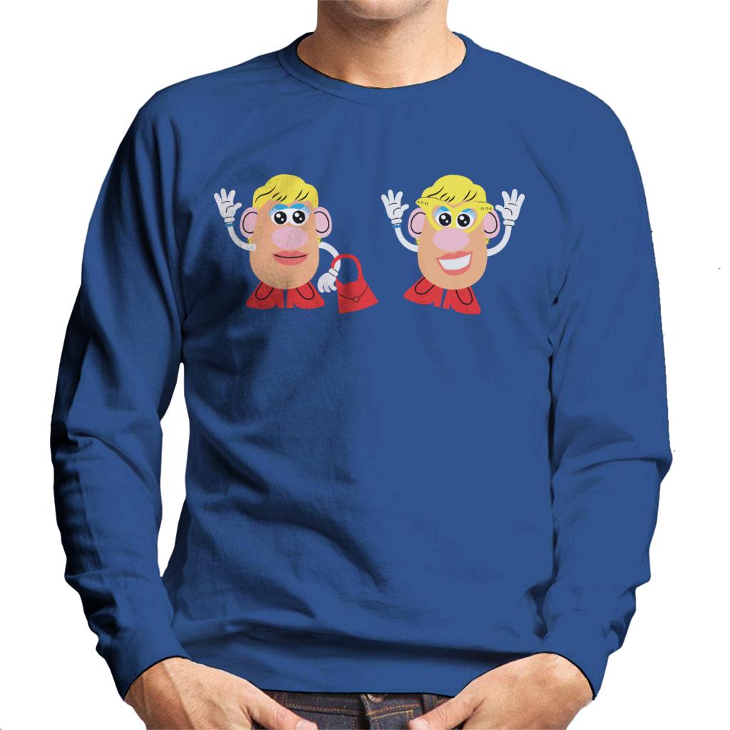 Mrs Potato Head Duo Wave Men's Sweatshirt-ALL + EVERY