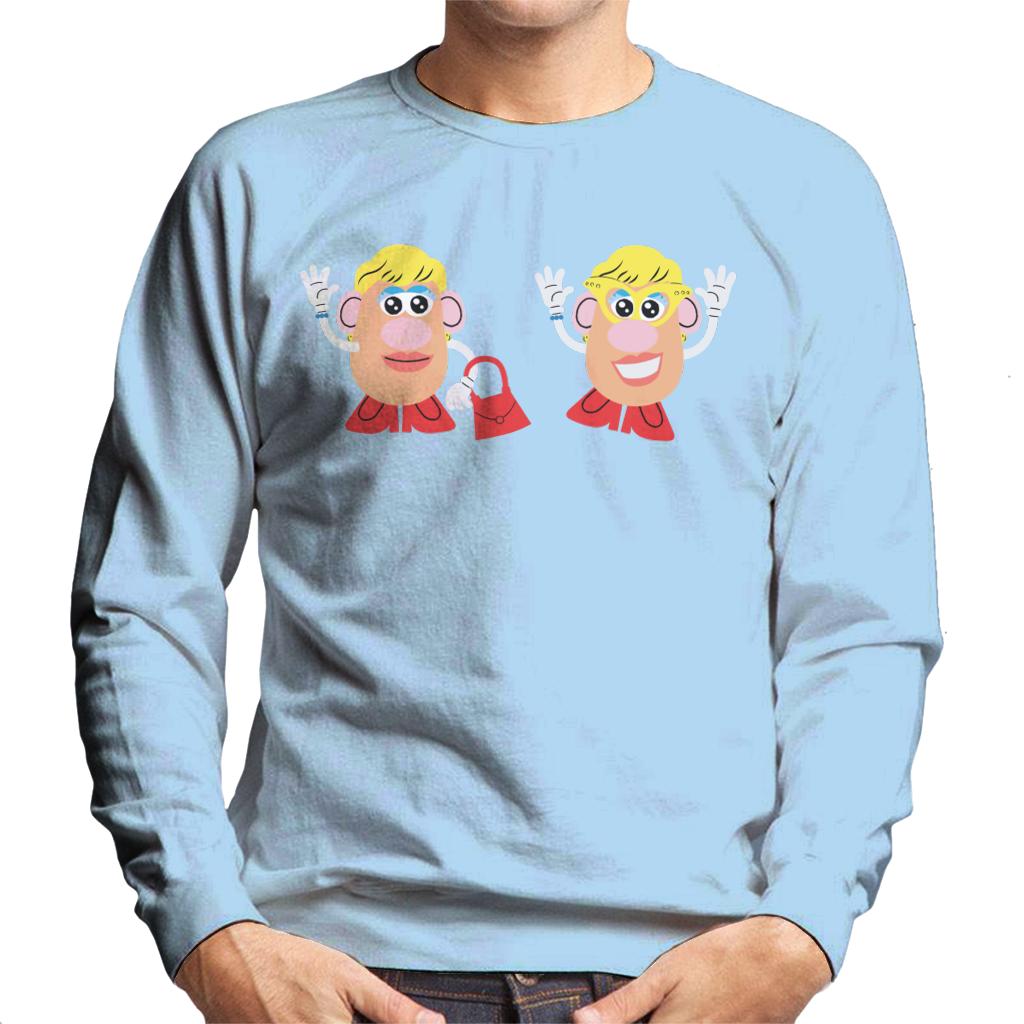 Mrs Potato Head Duo Wave Men's Sweatshirt-ALL + EVERY