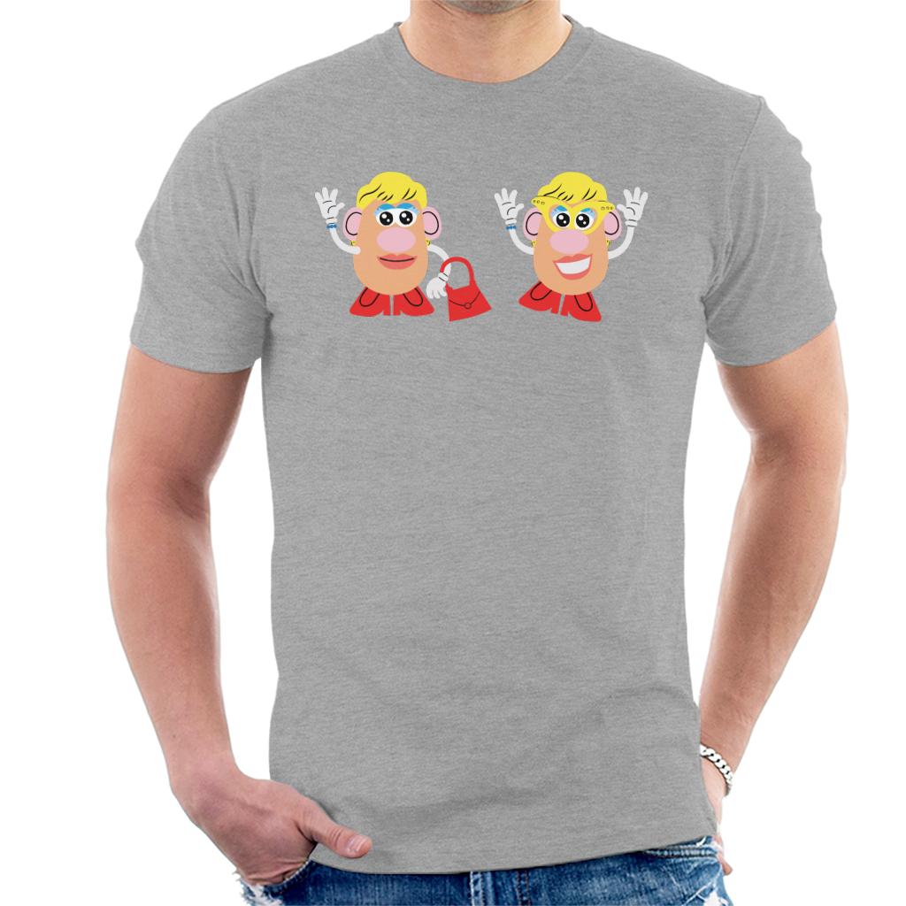 Mrs Potato Head Duo Wave Men's T-Shirt-ALL + EVERY