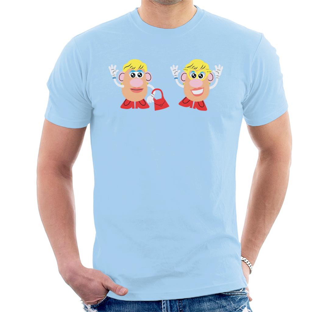 Mrs Potato Head Duo Wave Men's T-Shirt-ALL + EVERY