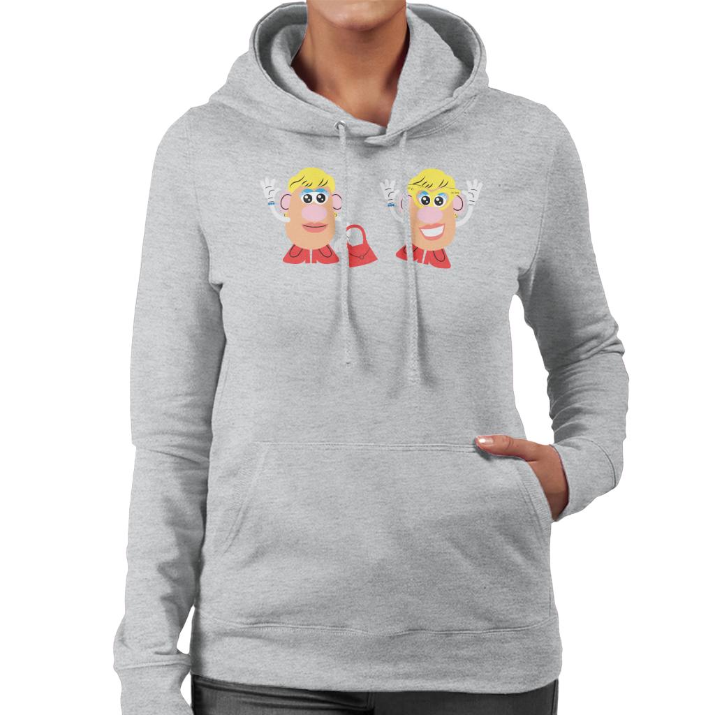 Mrs Potato Head Duo Wave Women's Hooded Sweatshirt-ALL + EVERY