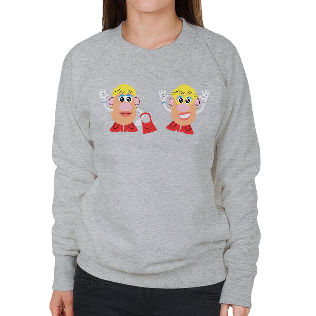 Mrs Potato Head Duo Wave Women's Sweatshirt-ALL + EVERY