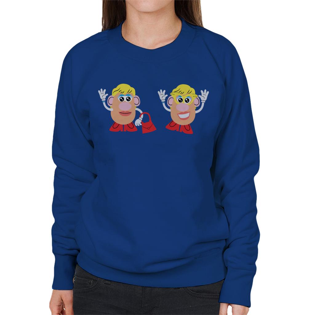 Mrs Potato Head Duo Wave Women's Sweatshirt-ALL + EVERY