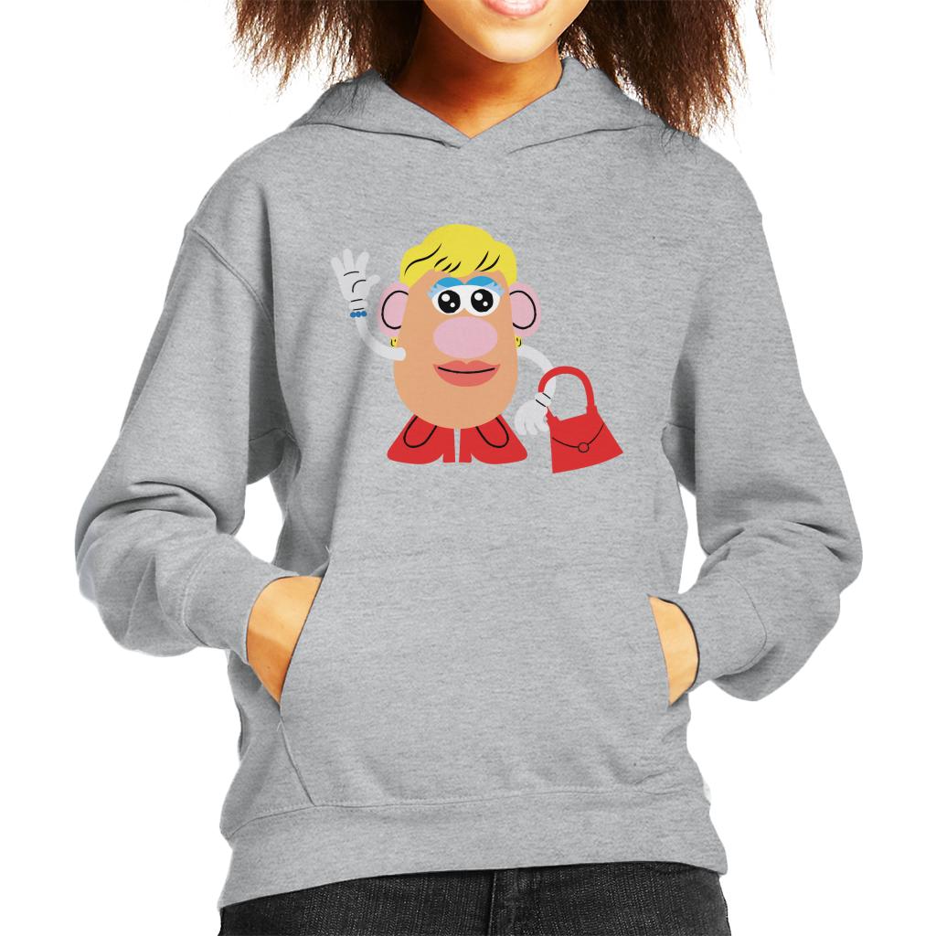 Mrs Potato Head Handbag Wave Kid's Hooded Sweatshirt-ALL + EVERY