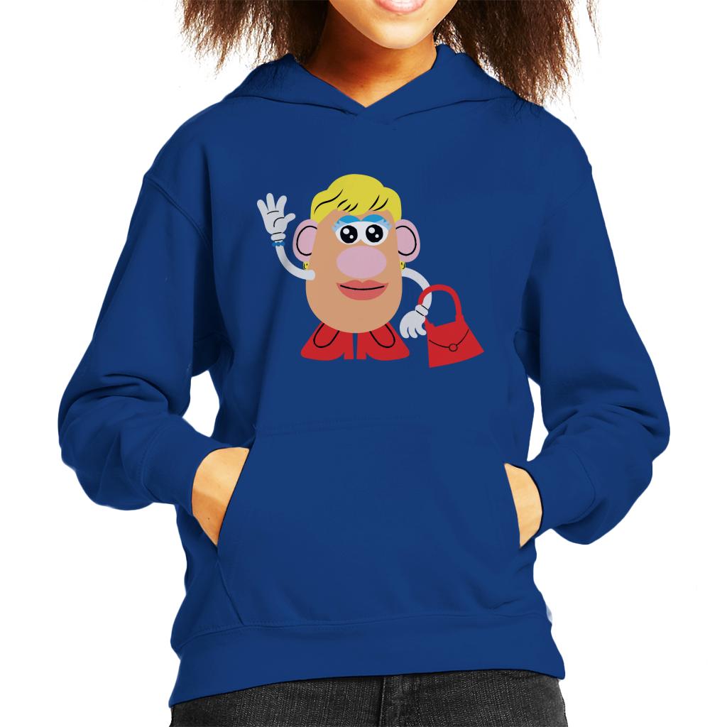 Mrs Potato Head Handbag Wave Kid's Hooded Sweatshirt-ALL + EVERY