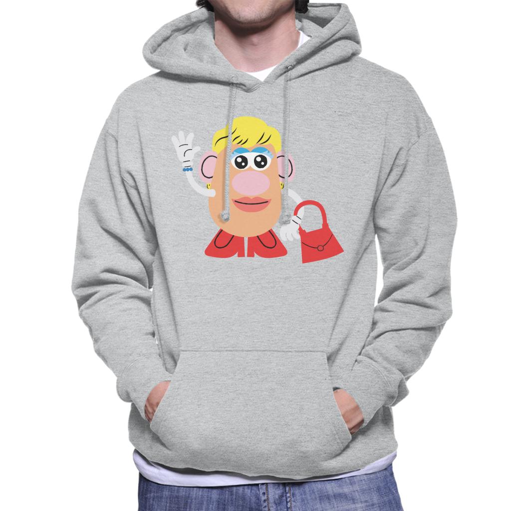 Mrs Potato Head Handbag Wave Men's Hooded Sweatshirt-ALL + EVERY