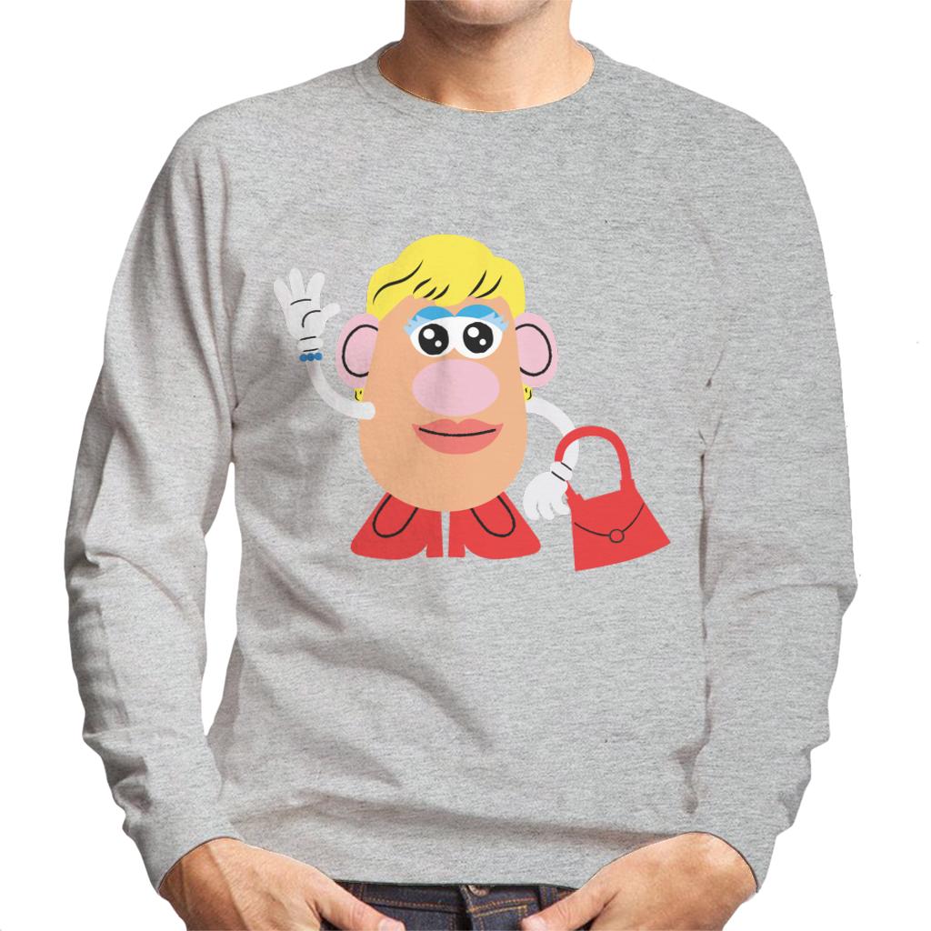 Mrs Potato Head Handbag Wave Men's Sweatshirt-ALL + EVERY