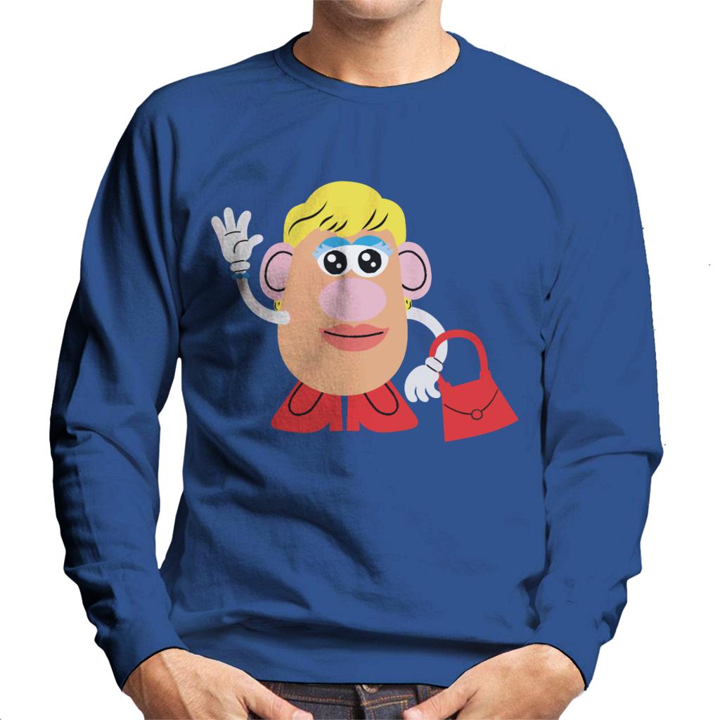 Mrs Potato Head Handbag Wave Men's Sweatshirt-ALL + EVERY