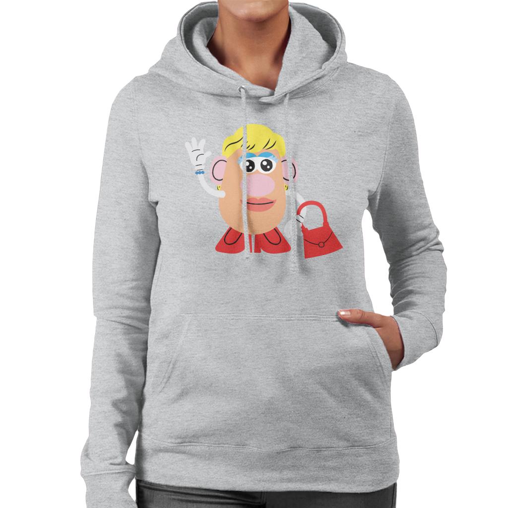 Mrs Potato Head Handbag Wave Women's Hooded Sweatshirt-ALL + EVERY