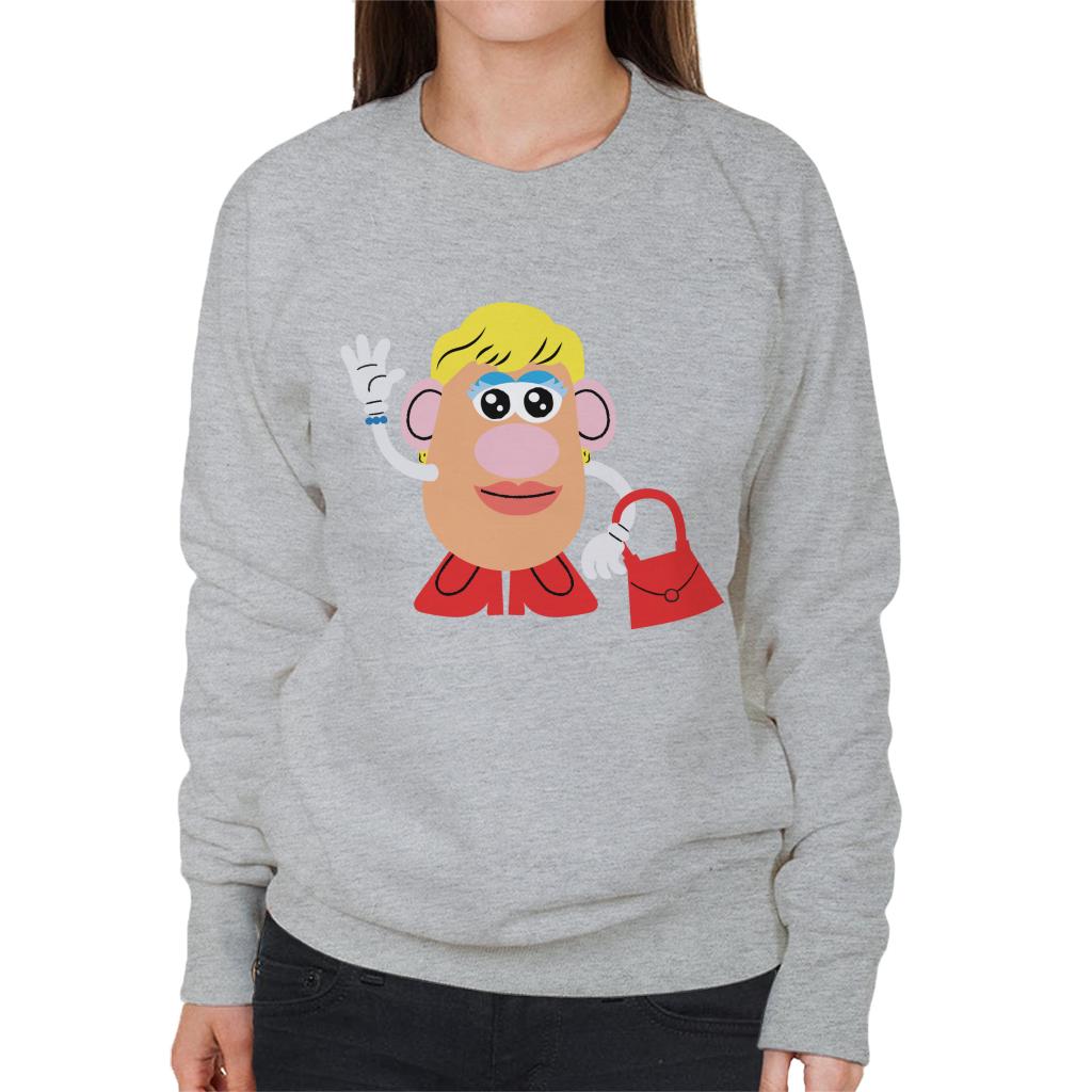 Mrs Potato Head Handbag Wave Women's Sweatshirt-ALL + EVERY