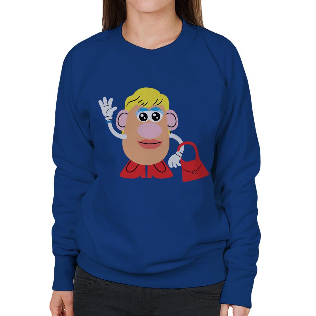 Mrs Potato Head Handbag Wave Women's Sweatshirt-ALL + EVERY