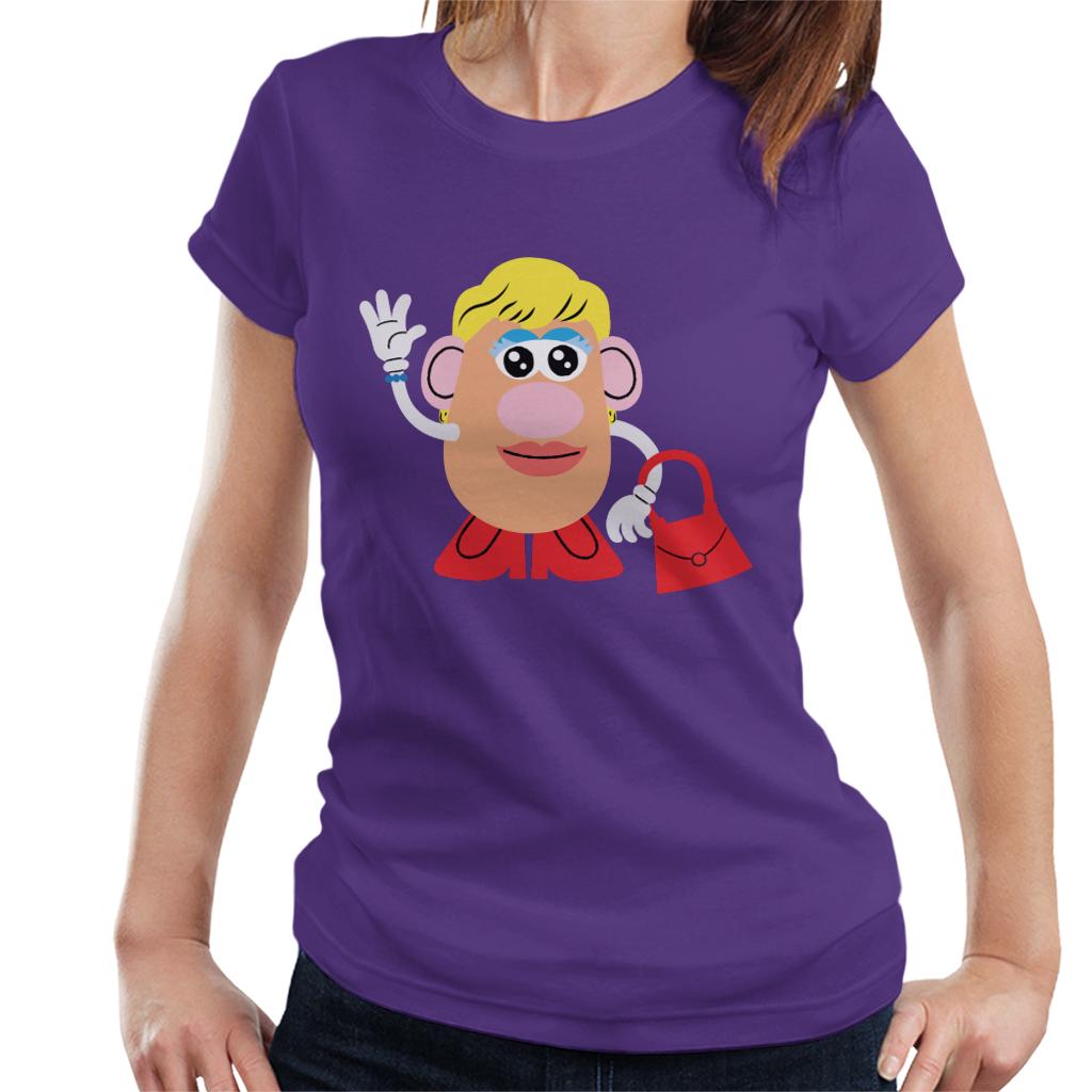 Mrs Potato Head Handbag Wave Women's T-Shirt-ALL + EVERY