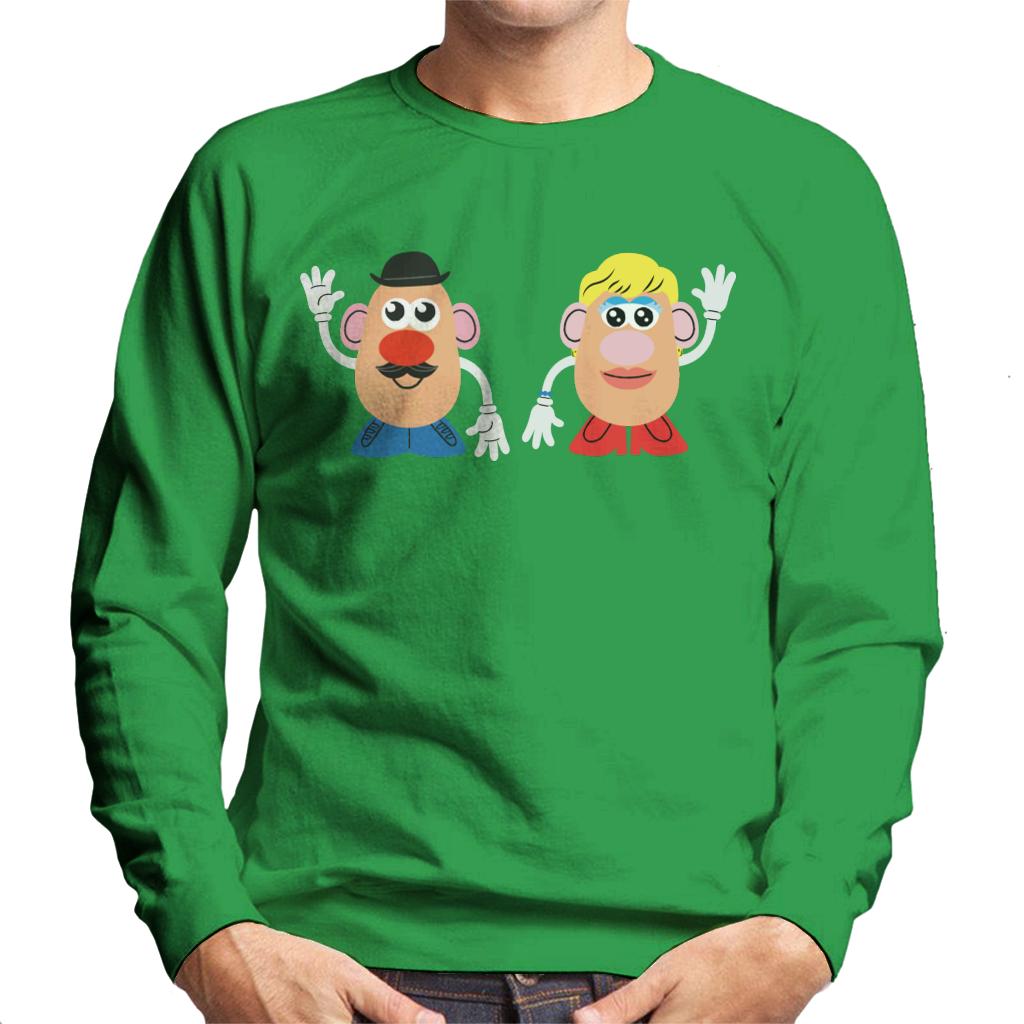 Mr Potato Head And Mrs Potato Head Wave Men's Sweatshirt-ALL + EVERY