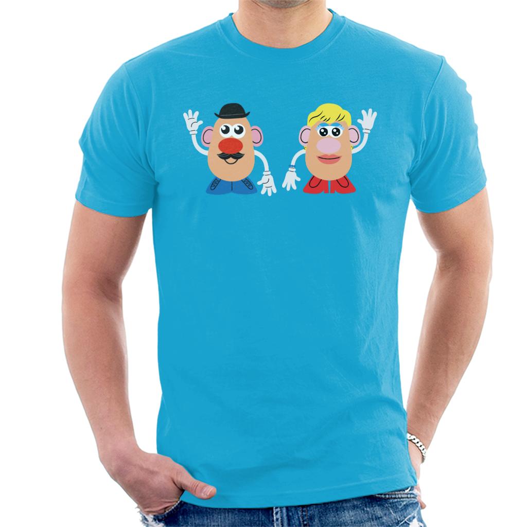 Mr Potato Head And Mrs Potato Head Wave Men's T-Shirt-ALL + EVERY