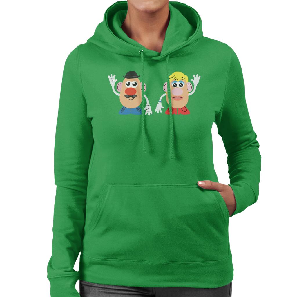 Mr Potato Head And Mrs Potato Head Wave Women's Hooded Sweatshirt-ALL + EVERY