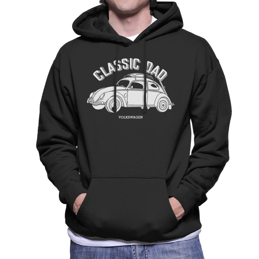 Volkswagen Beetle Classic Dad Men's Hooded Sweatshirt-ALL + EVERY