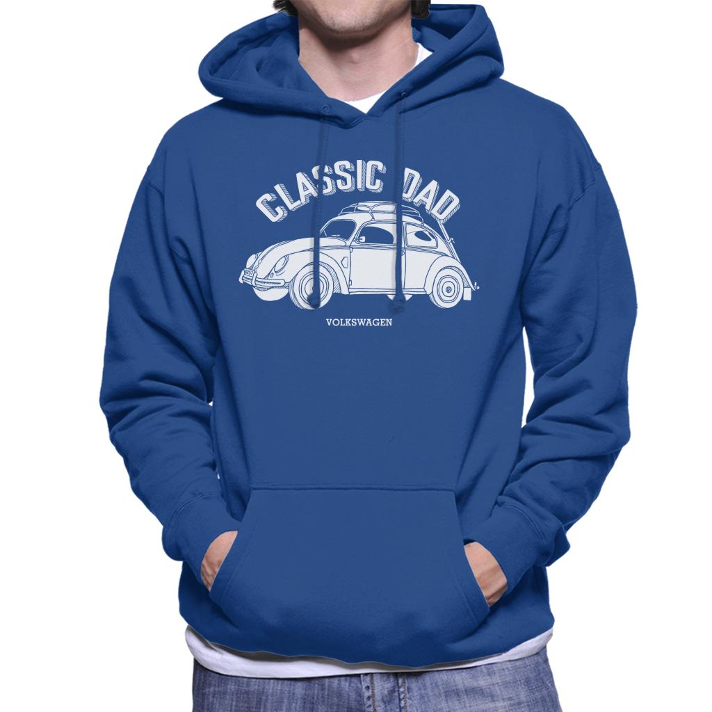 Volkswagen Beetle Classic Dad Men's Hooded Sweatshirt-ALL + EVERY