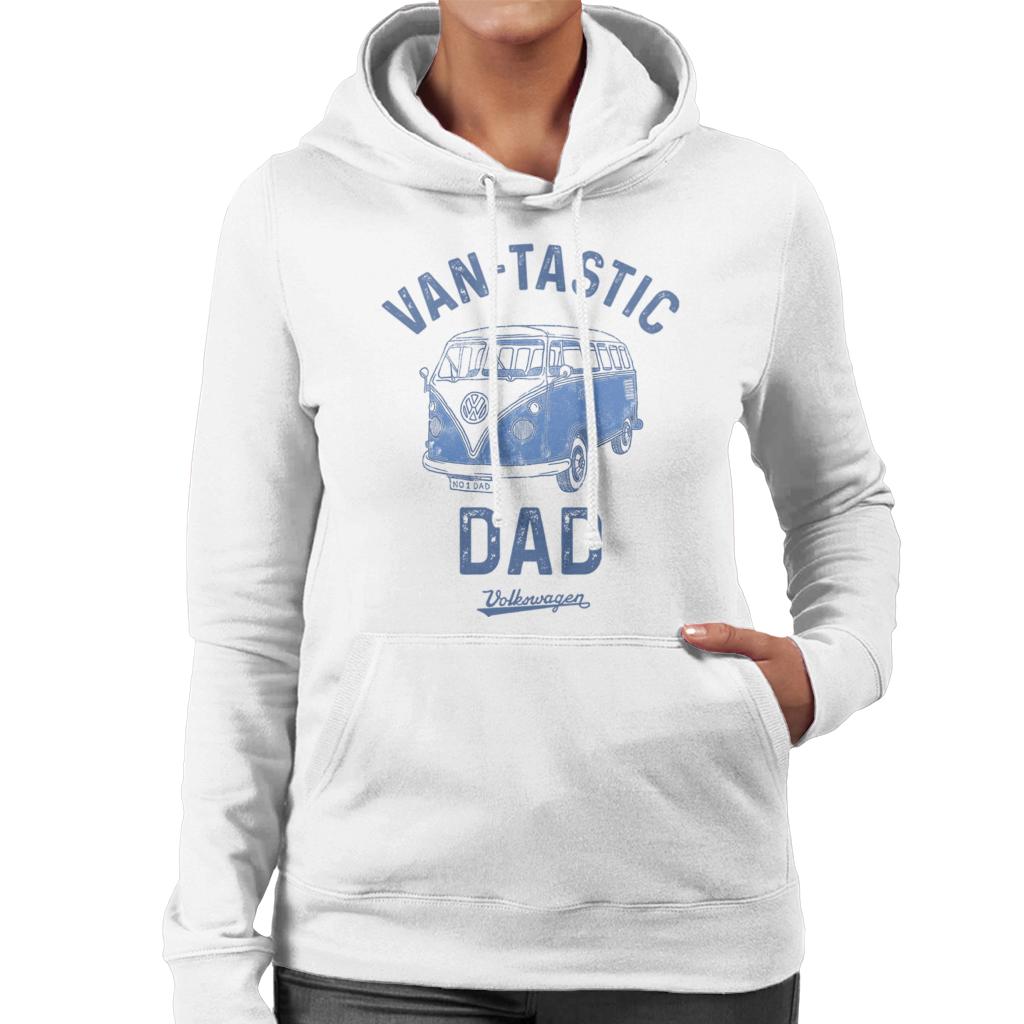 Volkswagen Dad Van Tastic Women's Hooded Sweatshirt-ALL + EVERY