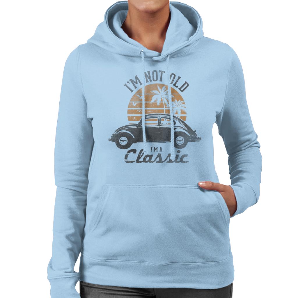 Volkswagen Im A Classic Women's Hooded Sweatshirt-ALL + EVERY