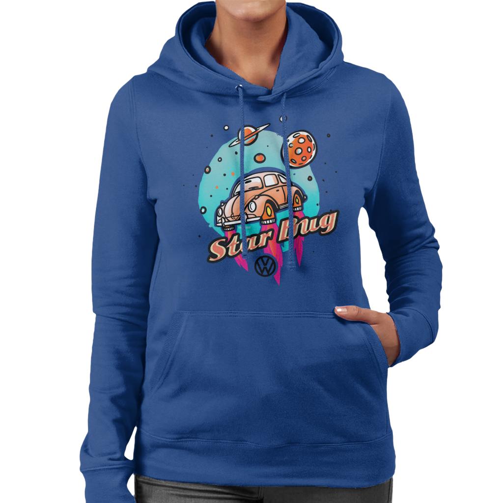 Volkswagen Beetle Star Bug Women's Hooded Sweatshirt-ALL + EVERY