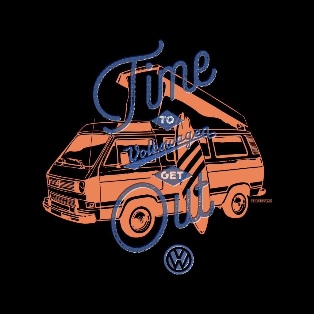 Volkswagen T3 Camper Time To Get Out Men's Hooded Sweatshirt-ALL + EVERY