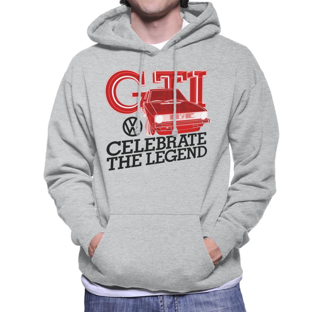 Volkswagen Golf GTI Celebrate The Legend Men's Hooded Sweatshirt-ALL + EVERY