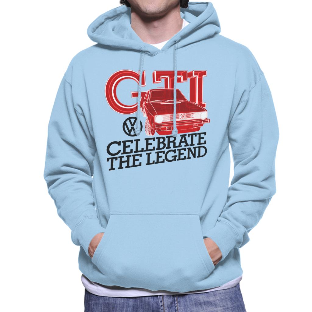 Volkswagen Golf GTI Celebrate The Legend Men's Hooded Sweatshirt-ALL + EVERY