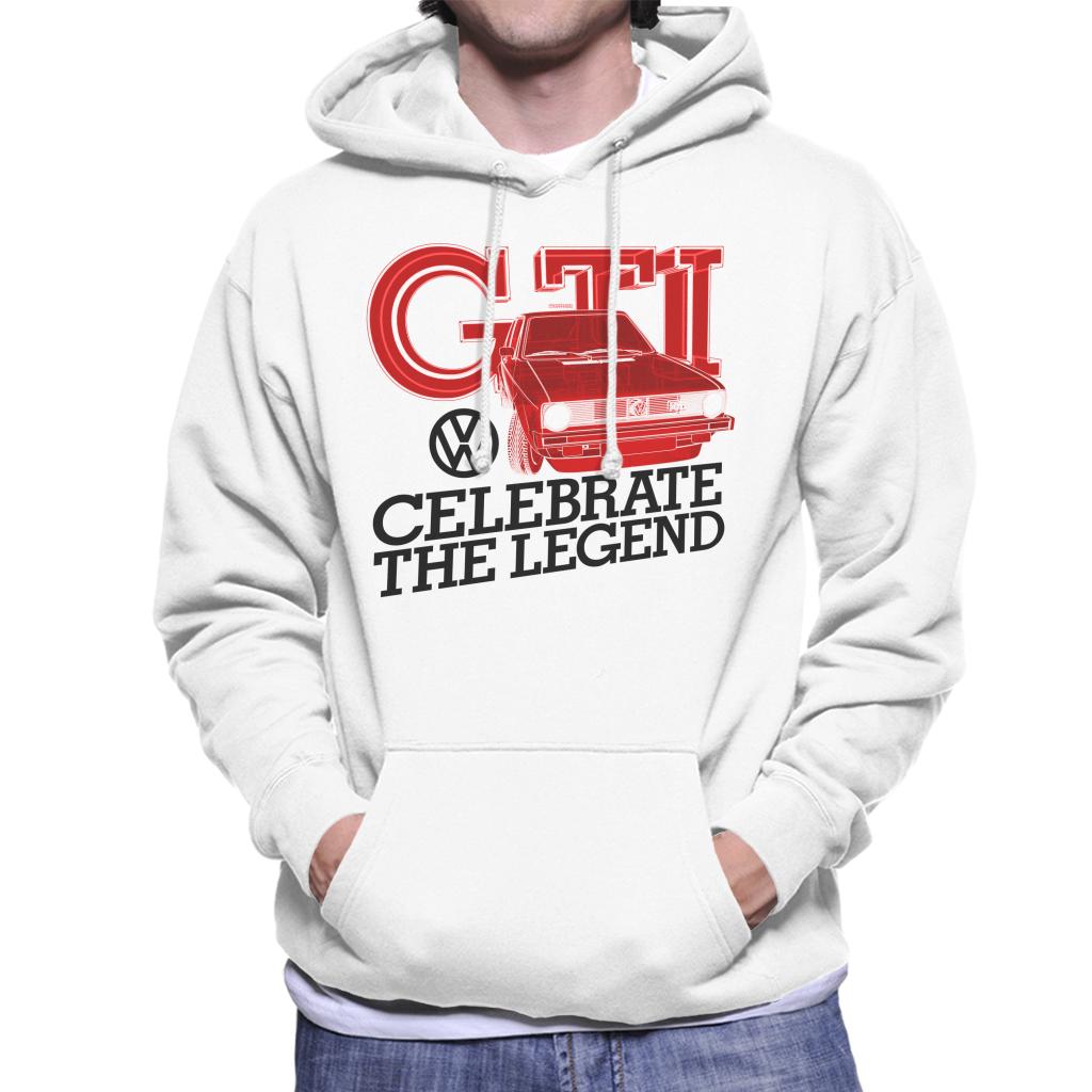 Volkswagen Golf GTI Celebrate The Legend Men's Hooded Sweatshirt-ALL + EVERY