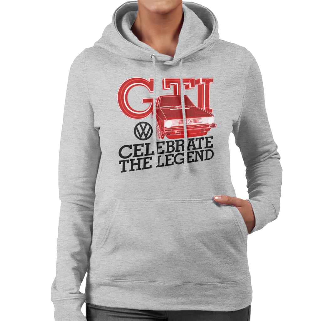 Volkswagen Golf GTI Celebrate The Legend Women's Hooded Sweatshirt-ALL + EVERY