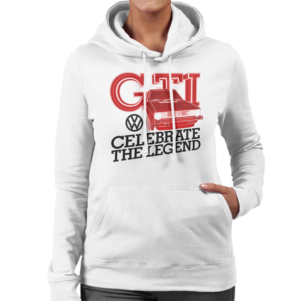 Volkswagen Golf GTI Celebrate The Legend Women's Hooded Sweatshirt-ALL + EVERY