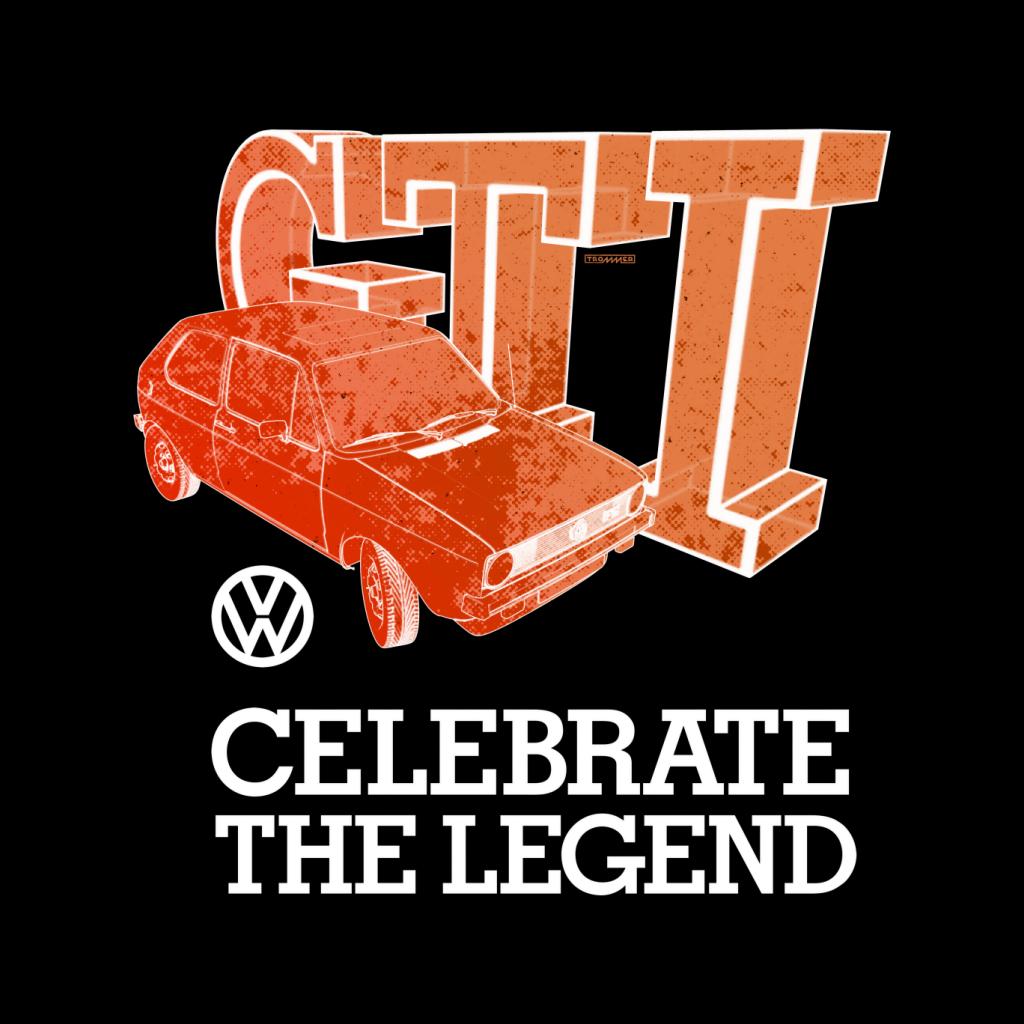 Volkswagen Retro Golf GTI Celebrate The Legend Men's Hooded Sweatshirt-ALL + EVERY