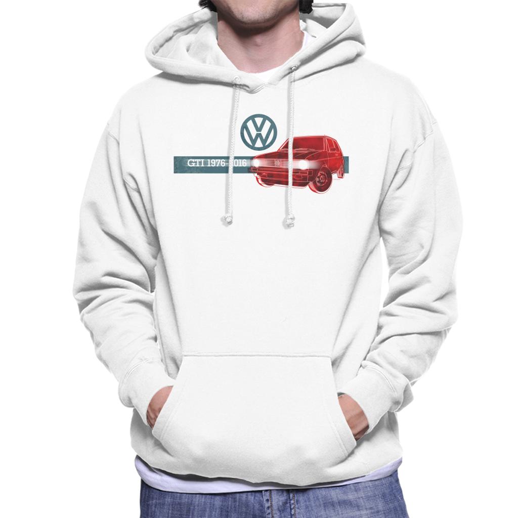 Volkswagen Historic Golf GTI Men's Hooded Sweatshirt-ALL + EVERY