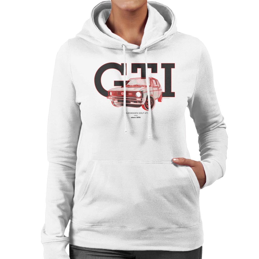 Volkswagen Golf GTI 1976 Women's Hooded Sweatshirt-ALL + EVERY