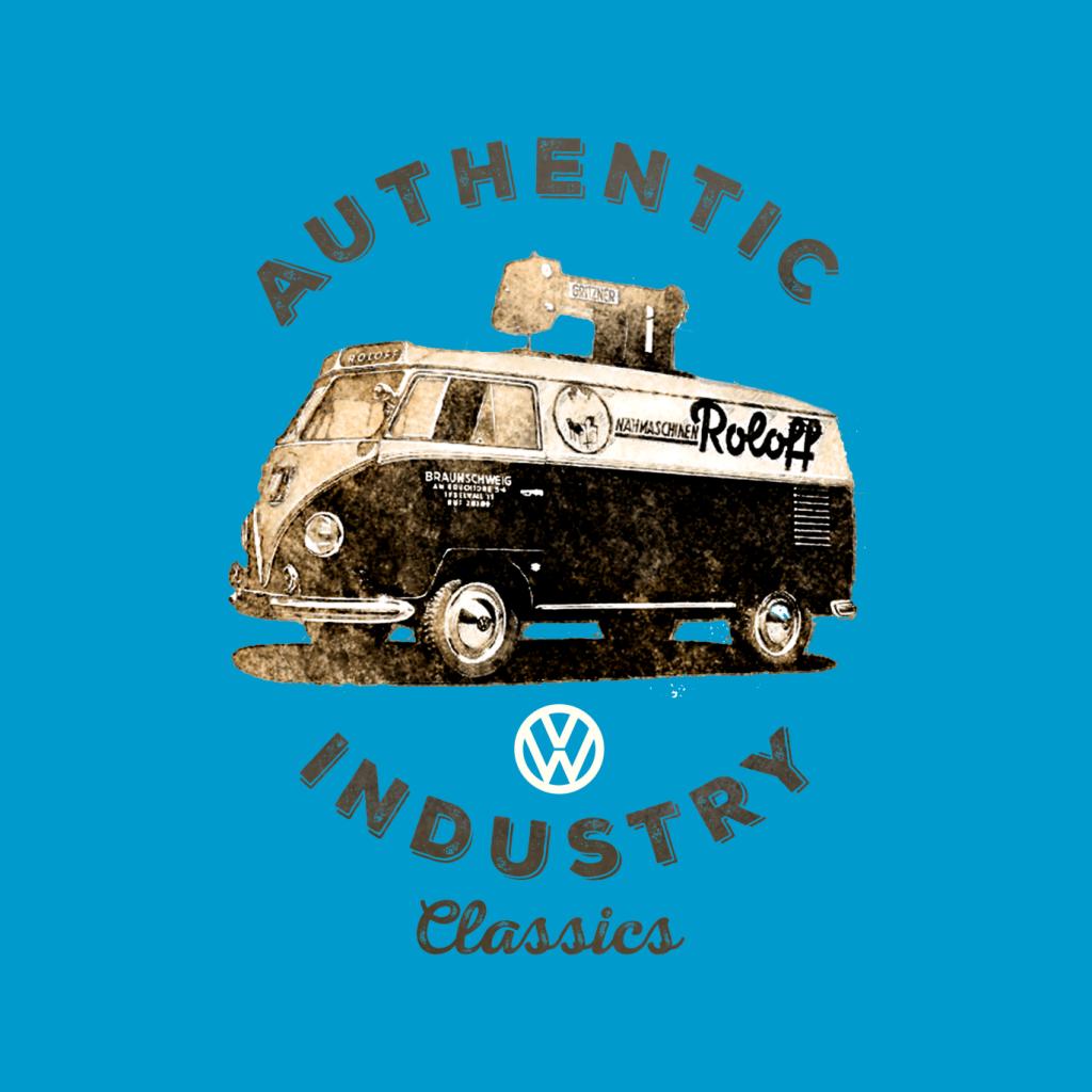 Volkswagen Classic Camper Authentic Industry Women's Hooded Sweatshirt-ALL + EVERY