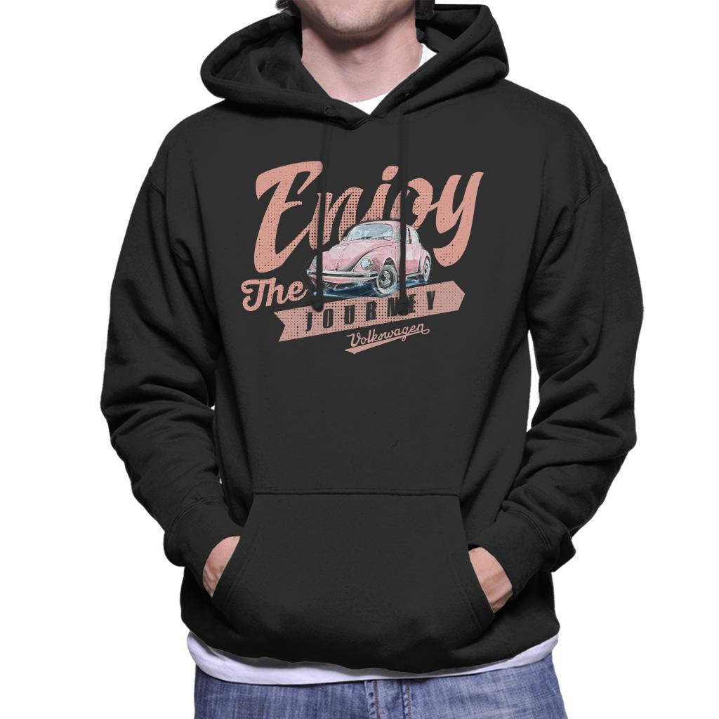 Volkswagen Beetle Enjoy The Journey Men's Hooded Sweatshirt-ALL + EVERY