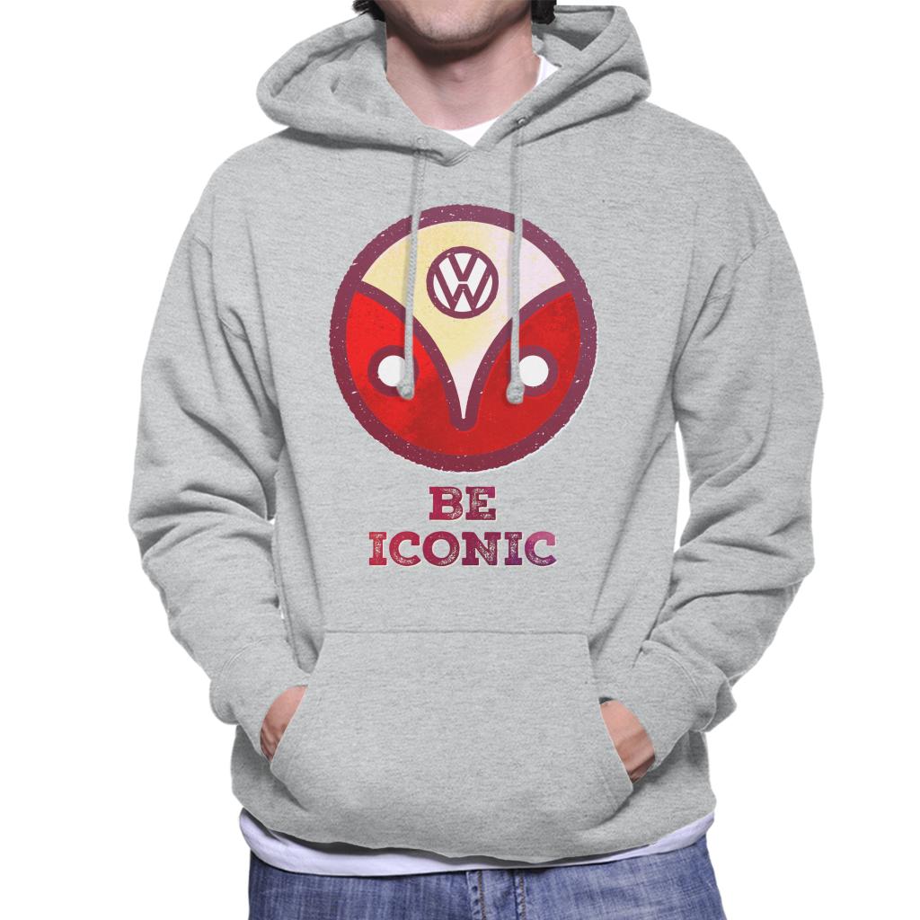 Volkswagen Type 2 Camper Logo Be Iconic Men's Hooded Sweatshirt-ALL + EVERY