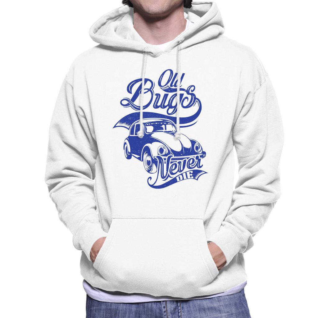 Volkswagen Beetle Old Bugs Never Die Men's Hooded Sweatshirt-ALL + EVERY