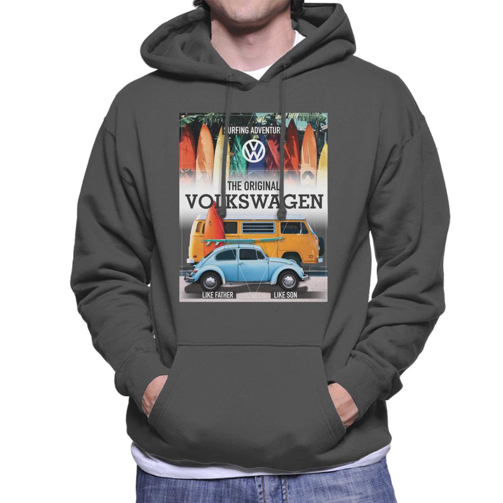 Volkswagen Surfing Adventure The Original Men's Hooded Sweatshirt-ALL + EVERY