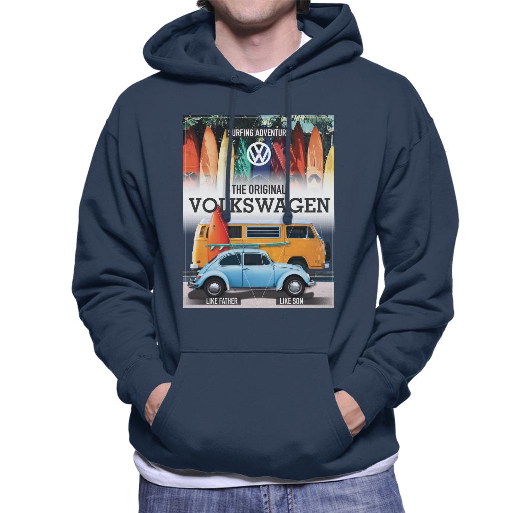 Volkswagen Surfing Adventure The Original Men's Hooded Sweatshirt-ALL + EVERY