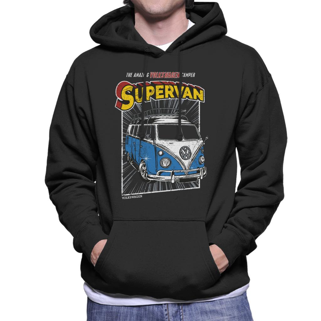 Volkswagen The Amazing Supervan Camper Men's Hooded Sweatshirt-ALL + EVERY