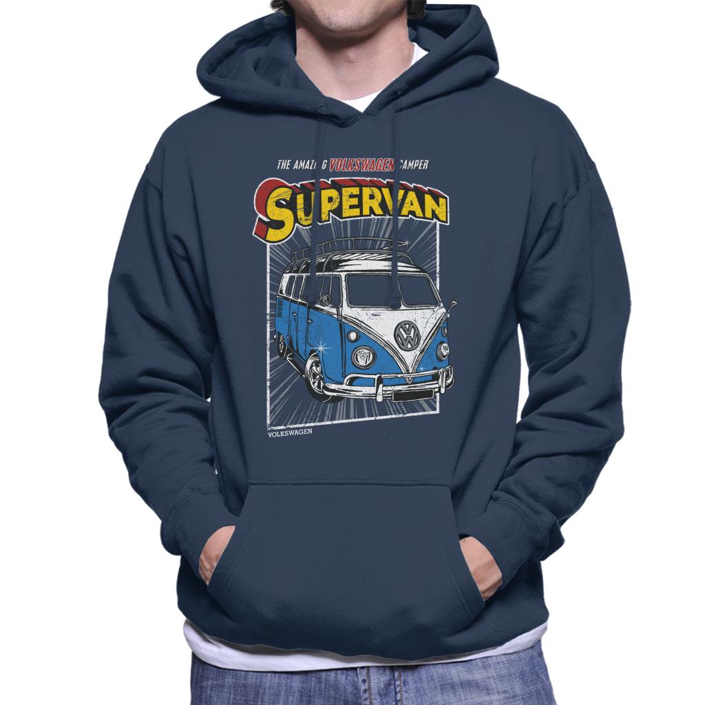 Volkswagen The Amazing Supervan Camper Men's Hooded Sweatshirt-ALL + EVERY