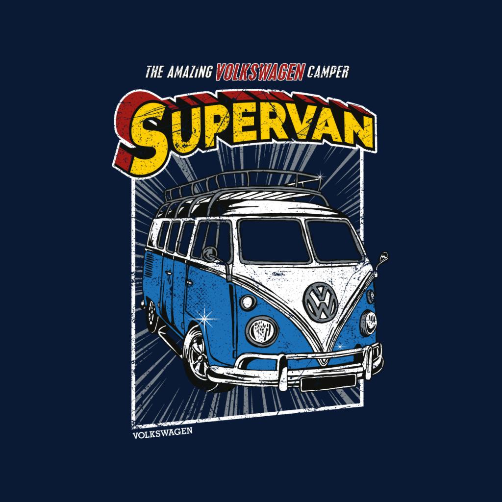 Volkswagen The Amazing Supervan Camper Women's Hooded Sweatshirt-ALL + EVERY