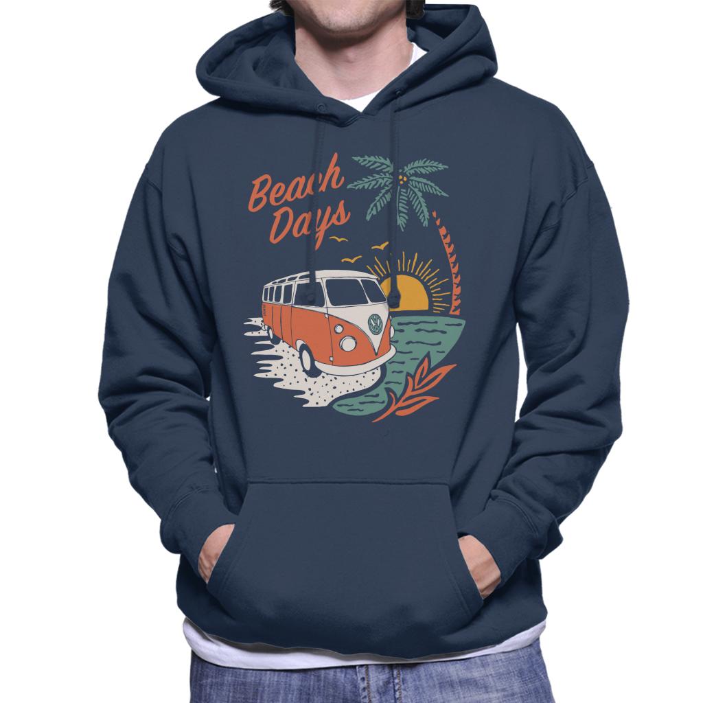 Volkswagen T1 Camper Beach Days Men's Hooded Sweatshirt-ALL + EVERY